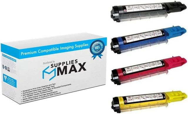 Main image of SuppliesMAX Compatible Replacement for Dell 3100CN Toner Cartridge Combo Pack (4000 Page Yield) (BK/C/M/Y) (BCMY31C)