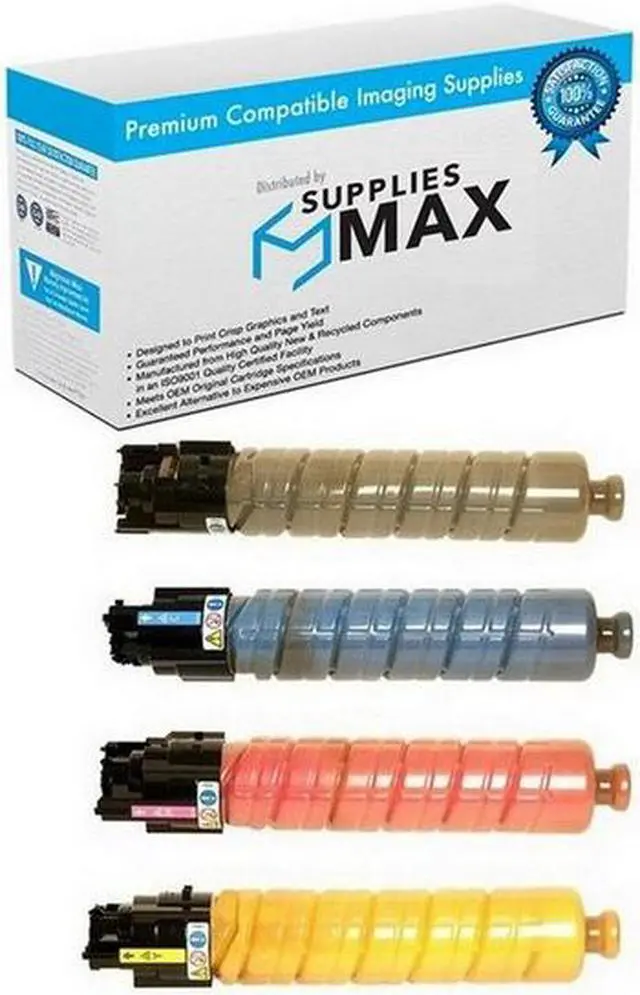 Main image of SuppliesMAX Compatible Replacement for Lanier LP-137CN/LP-142CN/LP-142CNHS/LP-142CNHT/LP-142CNHW/SP-C440DN Toner Cartridge Combo Pack (BK/C/M/Y) (TYPE LP137CA) (82108MP)