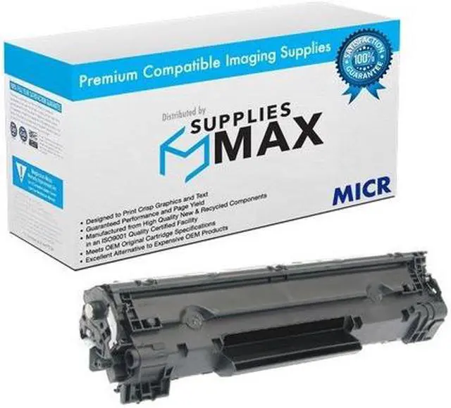 Main image of SuppliesMAX Compatible MICR Replacement for Canon LBP-6200/LBP-6230/LBP-6240 Series Black Toner Cartridge (2100 Page Yield) (CRG-126) (3483B001)