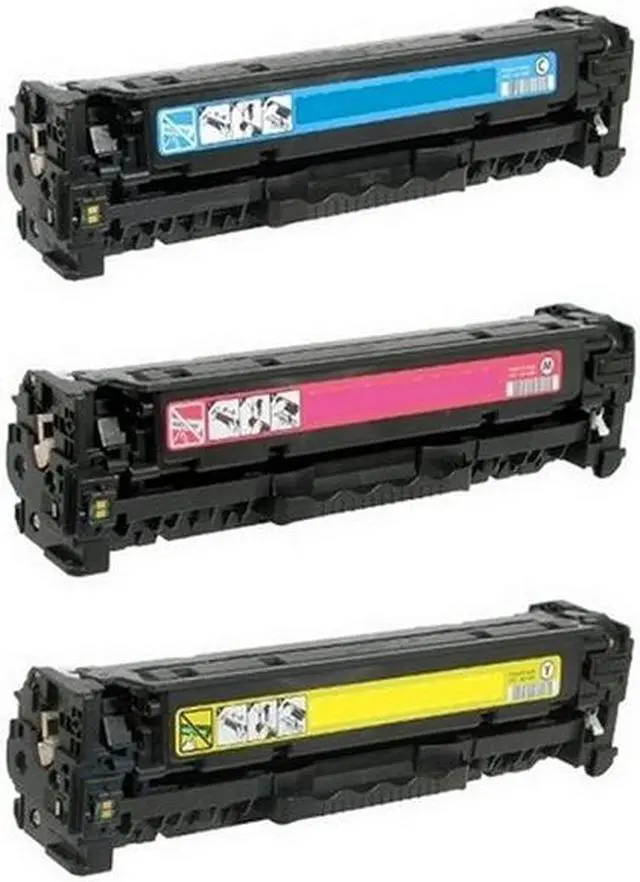 Alt view image 2 of 7 - SuppliesMAX Compatible Replacement for HP Laser Jet Pro Color M351/M375NW/M451DN/M451DW/M451NW/M475DN/M475DW Toner Combo Pack (C/M/Y) (NO. 305A) (CF370AM)