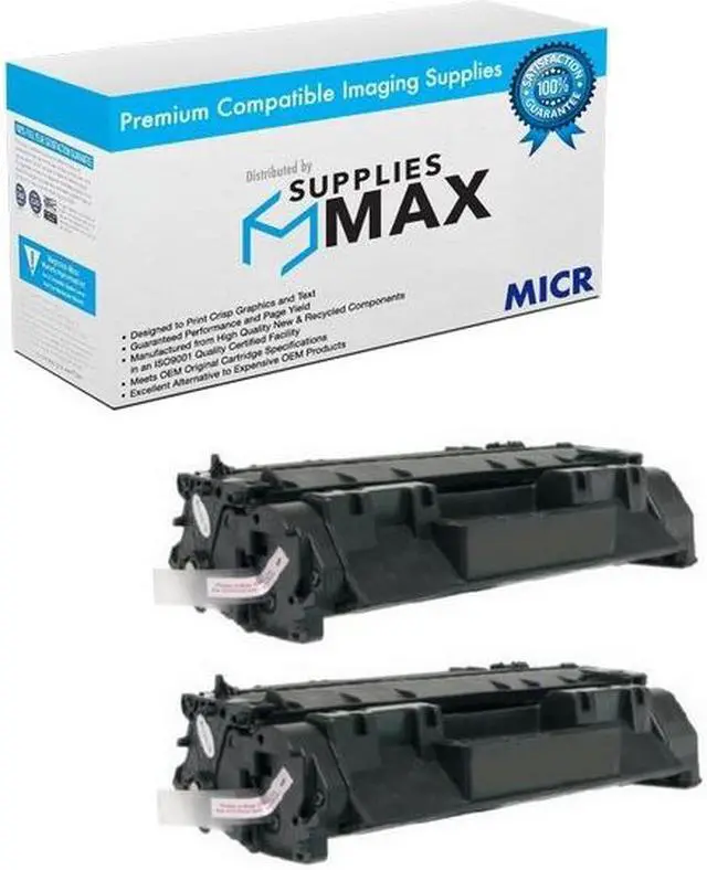 Main image of SuppliesMAX Compatible Replacement for Troy 2055/2055DN/2055DTN MICR Secure High Yield Cartridge (2/PK-6500 Page Yield) (02-81501-001_2PK)
