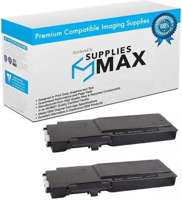 Main image of SuppliesMAX Remanufactured Replacement for Phaser 6600DN/6600N/6600VDN/6600VN/WorkCentre 6605DN/6605N Black Toner Cartridge (2/PK-8000 Page Yield) (106R02228_2PK)