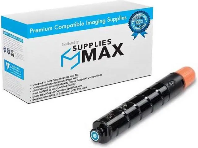 Main image of SuppliesMAX Compatible Replacement for Canon imageRUNNER ADVANCE C2020/C2020i/C2025i/C2030/C2220i/C2225/C2230 Cyan Toner Cartridge (19000 Page Yield) (GPR-36C) (3783B003AA)