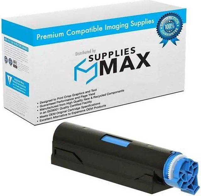 Main image of SuppliesMAX Compatible Replacement for Okidata B431d/B431dn/MB-461-MFP/MB-471dnw/MB-471-MFP/MB-471w/MB-491/MB-491+ Series High Yield Toner Cartridge (10000 Page Yield) (44574901)