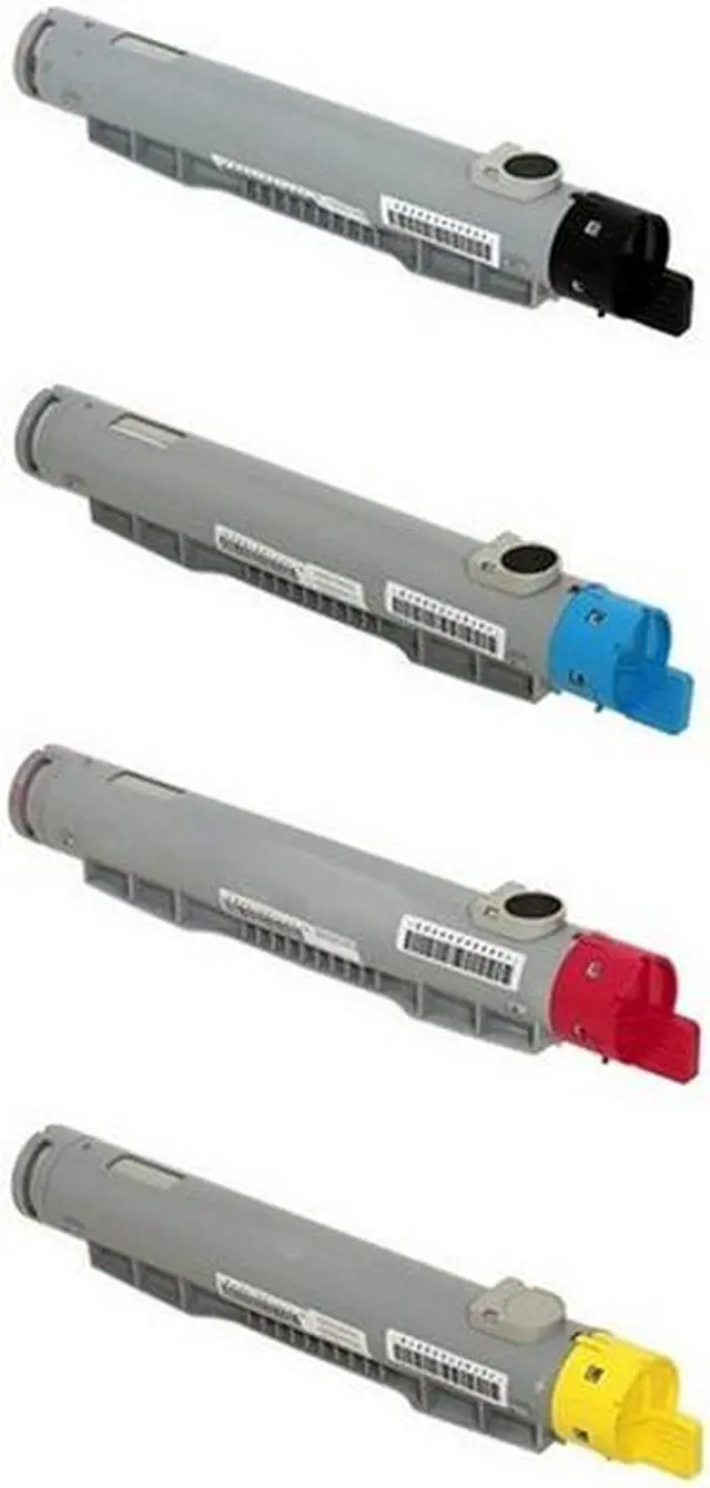 Alt view image 2 of 7 - SuppliesMAX Remanufactured Replacement for Phaser 6350DP/Phaser 6350DT/Phaser 6350DX Series High Yield Toner Cartridge Combo Pack (BK/C/M/Y) (106R0114MP)