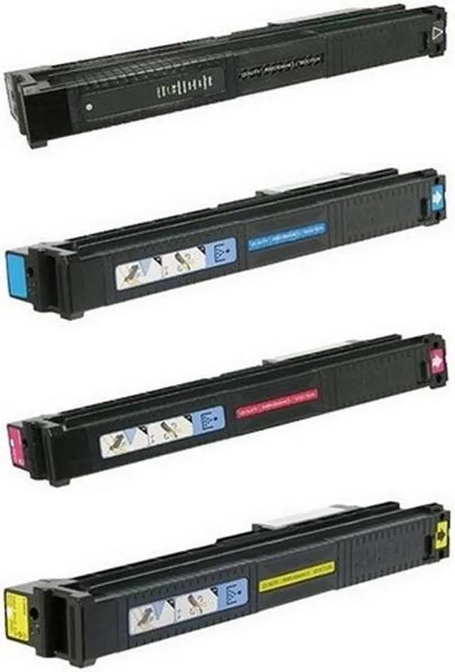Alt view image 2 of 7 - SuppliesMAX Compatible Replacement for HP Color Laser Jet Enterprise M855DN/M855X+/M855X+NFC/M855XH Toner Cartridge Combo Pack (BK/C/M/Y) (NO. 826A) (CF310MP)