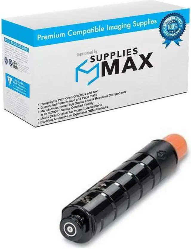 Main image of SuppliesMAX Compatible Replacement for Canon imageRUNNER ADVANCE C2020/C2020i/C2025i/C2030/C2220i/C2225/C2230 Black Toner Cartridge (23000 Page Yield) (GPR-36BK) (3782B003AA)