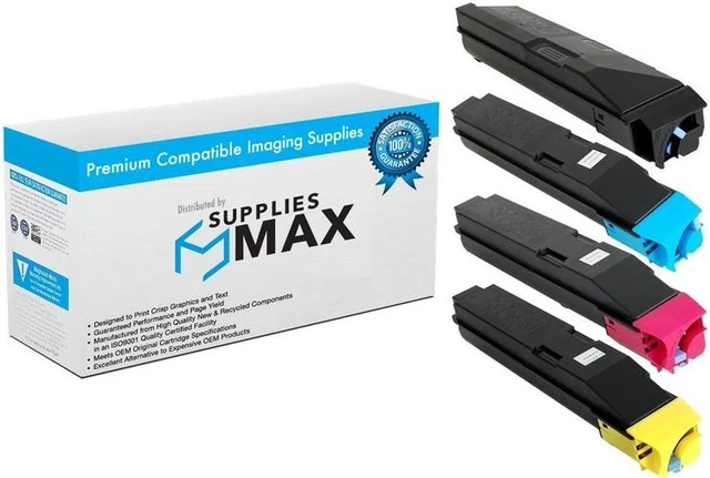 Main image of SuppliesMAX Compatible Replacement for Copystar CS-3050ci/CS-3051ci/CS-3550ci/CS-3551ci Toner Cartridge Combo Pack (BK/C/M/Y) (TK-8309MP)