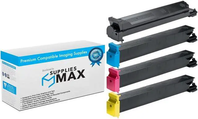 Main image of SuppliesMAX Compatible Replacement for Konica Minolta bizhub C353/bizhub C353P Toner Cartridge Combo Pack (BK/C/M/Y) (TN-314MP)