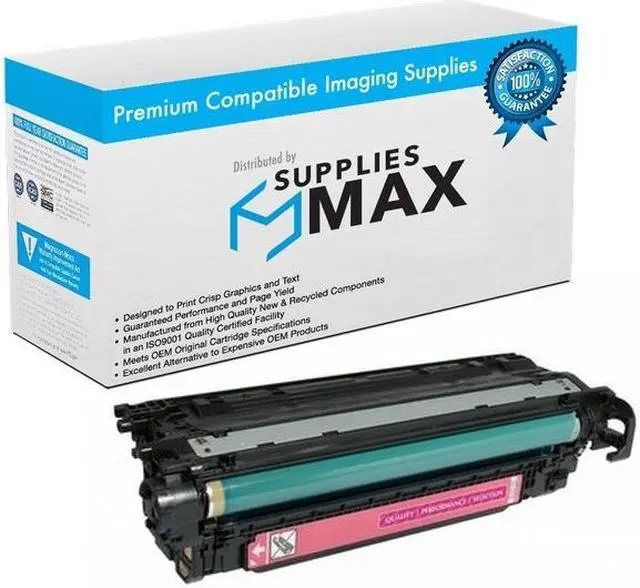 Main image of SuppliesMAX Compatible Replacement for HP Laser Jet Enterprise 600 M675/M680DN/M680F/M680Z Magenta Toner Cartridge (16500 Page Yield) (NO. 653A) (CF323A)