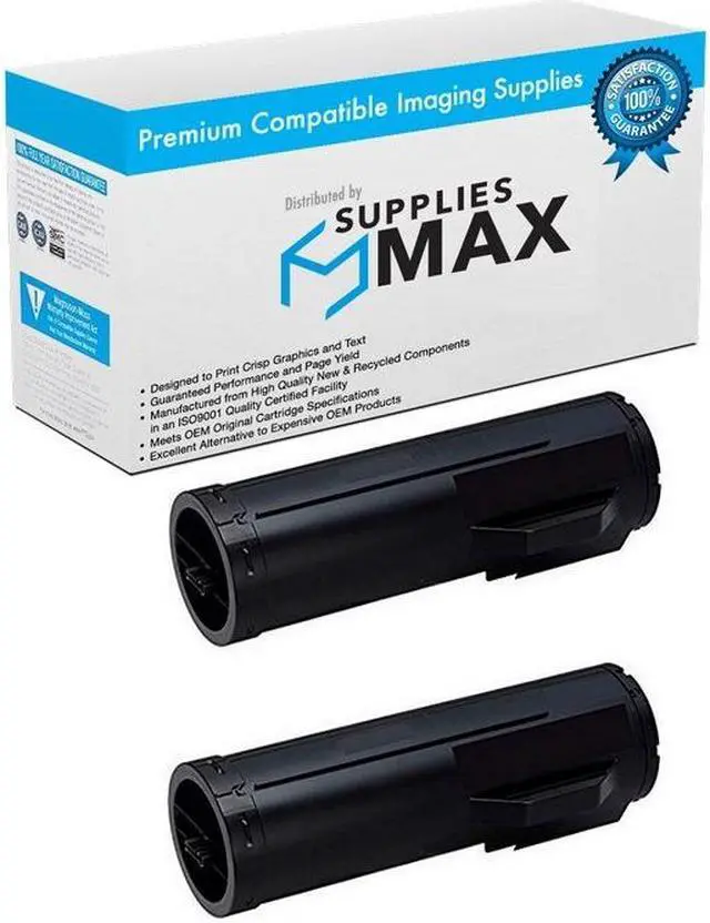 Main image of SuppliesMAX Remanufactured Replacement for Phaser 3610DN/Phaser 3610N/WorkCentre 3615DN Black Extra High Yield Toner Cartridge (2/PK-25300 Page Yield) (106R02731_2PK)