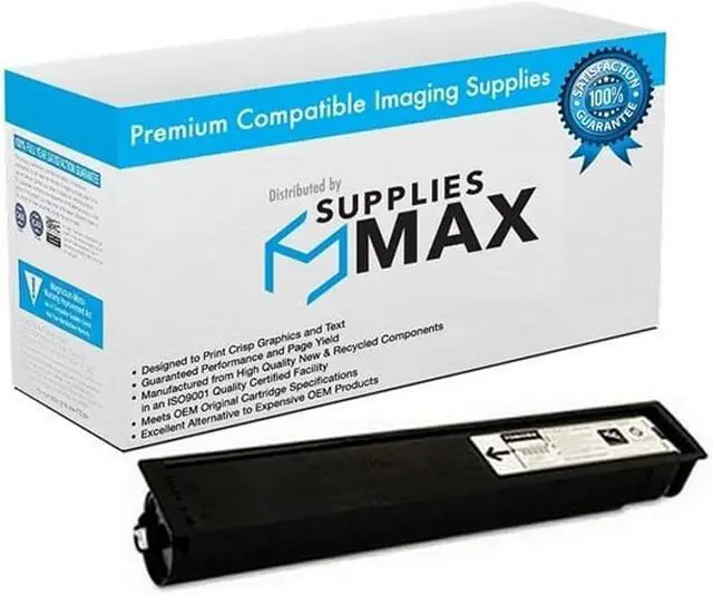 Main image of SuppliesMAX Compatible Replacement for Toshiba e-STUDIO 2330C/e-STUDIO 2820C/e-STUDIO 2830C/e-STUDIO 3520C/e-STUDIO 3530C/e-STUDIO 4520C Black Toner Cartridge (29000 Page Yield) (T-FC28K)