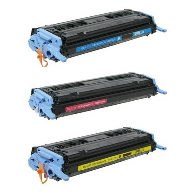 Alt view image 2 of 7 - SuppliesMAX Compatible Replacement for HP Color LaserJet 1600/2600/2605/CM1015/CM1017 Toner Cartridge Combo Pack (C/M/Y-2000 Page Yield) (NO. 124A) (CE257A)