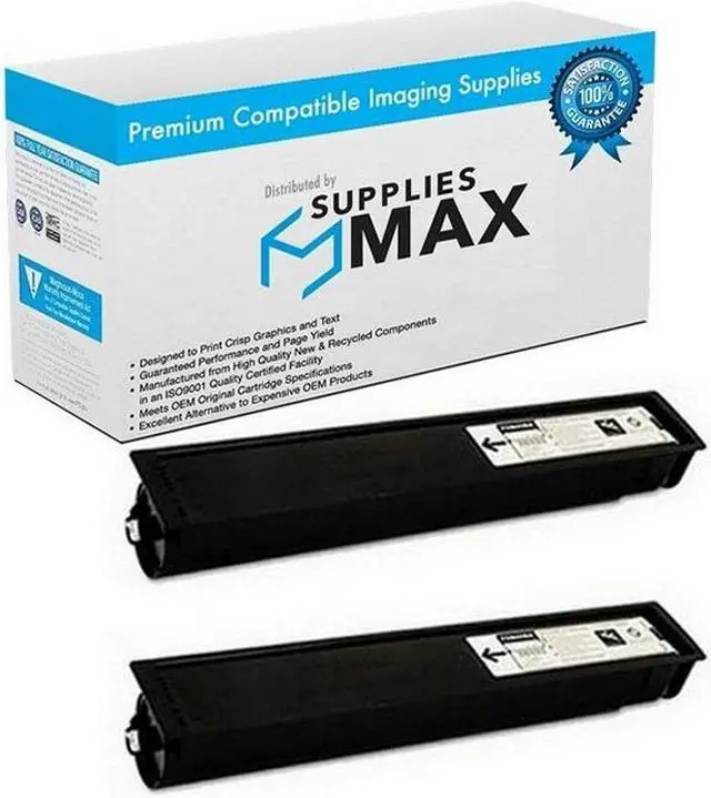 Main image of SuppliesMAX Compatible Replacement for Toshiba e-STUDIO 2330C/e-STUDIO 2820C/e-STUDIO 2830C/e-STUDIO 3520C/e-STUDIO 3530C/e-STUDIO 4520C Black Toner Cartridge (2/PK-29000 Page Yield) (T-FC28K_2PK)