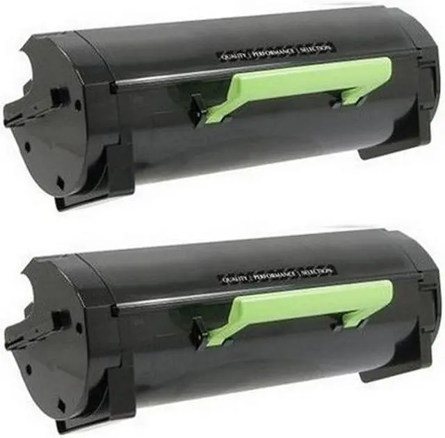 Alt view image 2 of 7 - SuppliesMAX Compatible Replacement for Lexmark M3150/XM-3150H/XM-3150/XM-3150H Black Toner Cartridge (2/PK-16000 Page Yield) (24B6186_2PK)