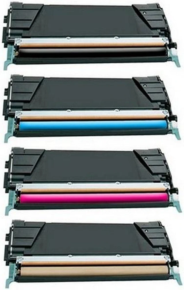 Alt view image 2 of 7 - SuppliesMAX Compatible Replacement for Lexmark C734DN/C734DTN/C734N/C736DN/C736DTN/C736N/X734DE/X736DE/X738DE/X738DTE Toner Cartridge Combo Pack (BK/C/M/Y) (C734A2MP)