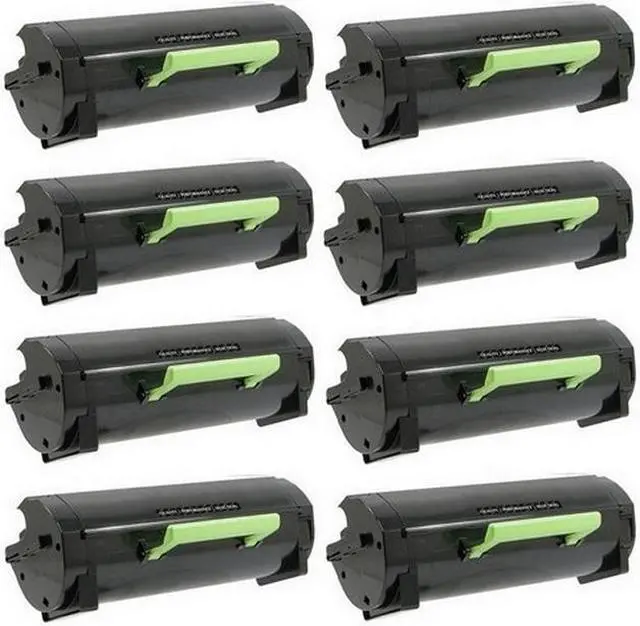 Alt view image 2 of 7 - SuppliesMAX Compatible Replacement for Lexmark MX-310/MX-410/MX-510/MX-511/MX-610/MX-611 Series Standard Yield Toner Cartridge (8/PK-2500 Page Yield) (NO. 601) (60F4000SY_8PK)