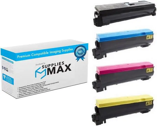 Main image of SuppliesMAX Compatible Replacement for Kyocera Mita ECOSYS P7035CDN/FS-C5400DN Toner Cartridge Combo Pack (BK/C/M/Y) (TK-572MP)