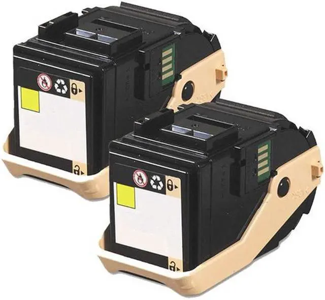 Alt view image 2 of 7 - SuppliesMAX Replacement for Phaser 7100/7100DN/7100N Yellow Toner Cartridge (2/PK-4500 Page Yield) (106R02601)