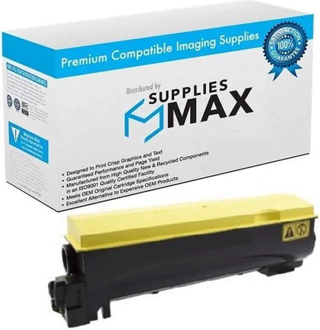 Main image of SuppliesMAX Compatible Replacement for Kyocera Mita ECOSYS P7035CDN/FS-C5400DN Yellow Toner Cartridge (12000 Page Yield) (TK-572Y) (1T02HGAUS0)