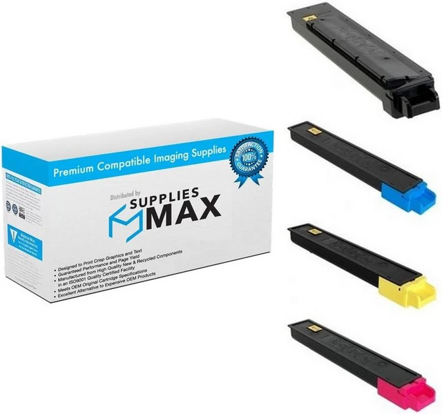 Main image of SuppliesMAX Compatible Replacement for Copystar CS-2551ci Toner Cartridge Combo Pack (BK/C/M/Y) (TK-8329MP)