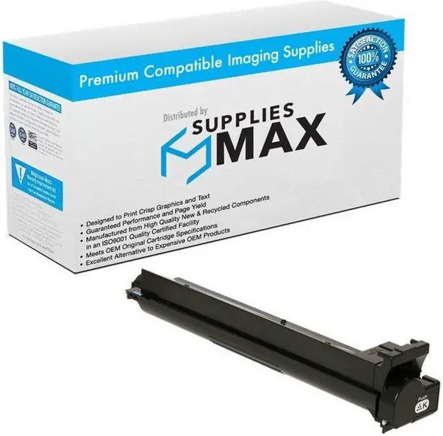 Main image of SuppliesMAX Compatible Replacement for Konica Minolta bizhub C250/bizhub C250P/bizhub C252/bizhub C252P Black Toner Cartridge (20000 Page Yield) (TN-210K) (8938-505)