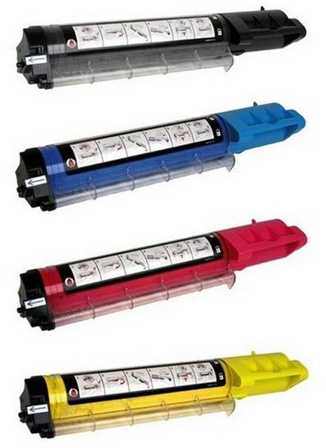 Alt view image 2 of 7 - SuppliesMAX Compatible Replacement for Dell 3100CN Toner Cartridge Combo Pack (4000 Page Yield) (BK/C/M/Y) (BCMY31C)