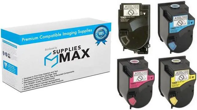 Main image of SuppliesMAX Compatible Replacement for Konica Minolta bizhub C350/bizhub C351/bizhub C450/bizhub C450P Toner Cartridge Combo Pack (BK/C/M/Y) (TN-310MP)