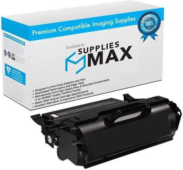 Main image of SuppliesMAX Compatible Replacement for Lexmark T654DN/T654DTN/T656DNE/TS654DN/TS656DNE Jumbo Extra High Yield Toner Cartridge (40000 Page Yield) (T654X11AJ)