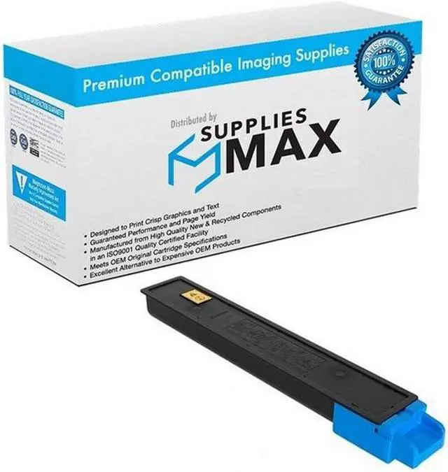 Main image of SuppliesMAX Compatible Replacement for Copystar CS-2551ci Cyan Toner Cartridge (12000 Page Yield) (TK-8329C) (1T02NPCCS0)