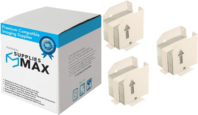 Main image of SuppliesMAX Compatible Replacement for Kyocera Mita TYPE E1 Copier/Printer Staples Cartridge (3/PK-5000 Staples) (5A911760)
