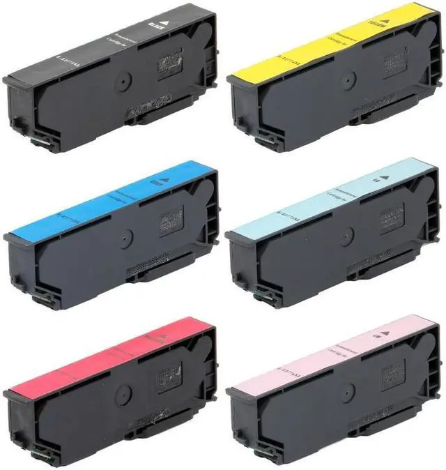 Alt view image 2 of 7 - SuppliesMAX Replacement for Expression Photo XP-55/750/760/850/860/950/960/970 High Yield Inkjet Combo Pack (BK/C/M/Y/LC/LM) (NO. 277XL) (T277MP)