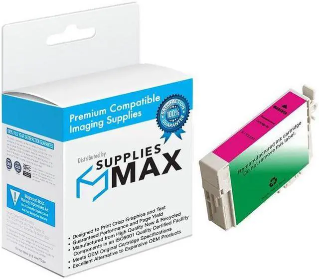 Main image of SuppliesMAX Remanufactured Replacement for Stylus NX-125/NX-127/NX-230/NX-420/NX-530/NX-625/WorkForce WF-320/WF-323/WF-325/WF-520 Magenta Inkjet (385 Page Yield) (NO. 125) (T125320)