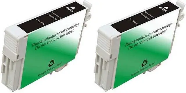 Alt view image 2 of 7 - SuppliesMAX Remanufactured Replacement for Stylus CX-5000/CX-6000/CX-7000F/CX-8400/CX-9400/NX-100/NX-200/300/NX-400/NX-515/NX-615 Black Inkjet (2/PK-245 Page Yield) (NO. 69) (T069120-D2)