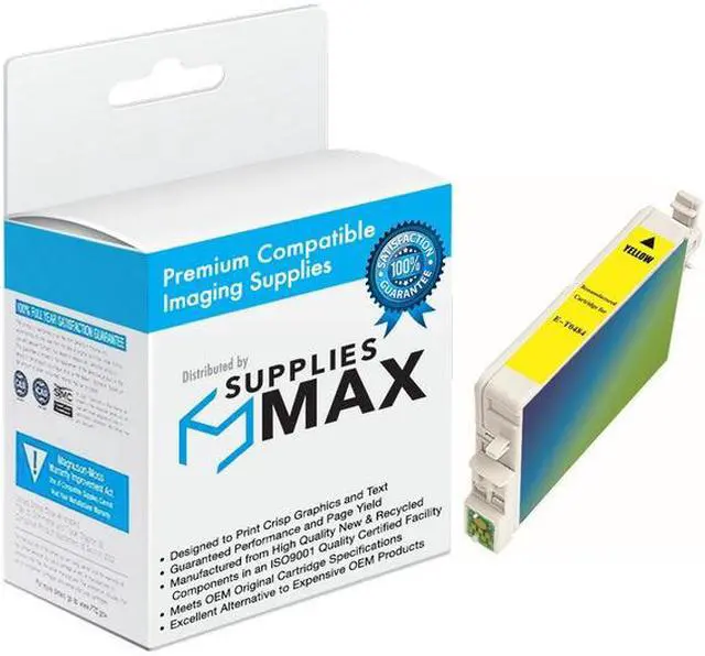 Main image of SuppliesMAX Remanufactured Replacement for Stylus Photo R200/R220/R300M/R320/R340/RX-500/RX-600/RX-620/RX-640 Yellow Inkjet (430 Page Yield) (NO.48) (T048420)