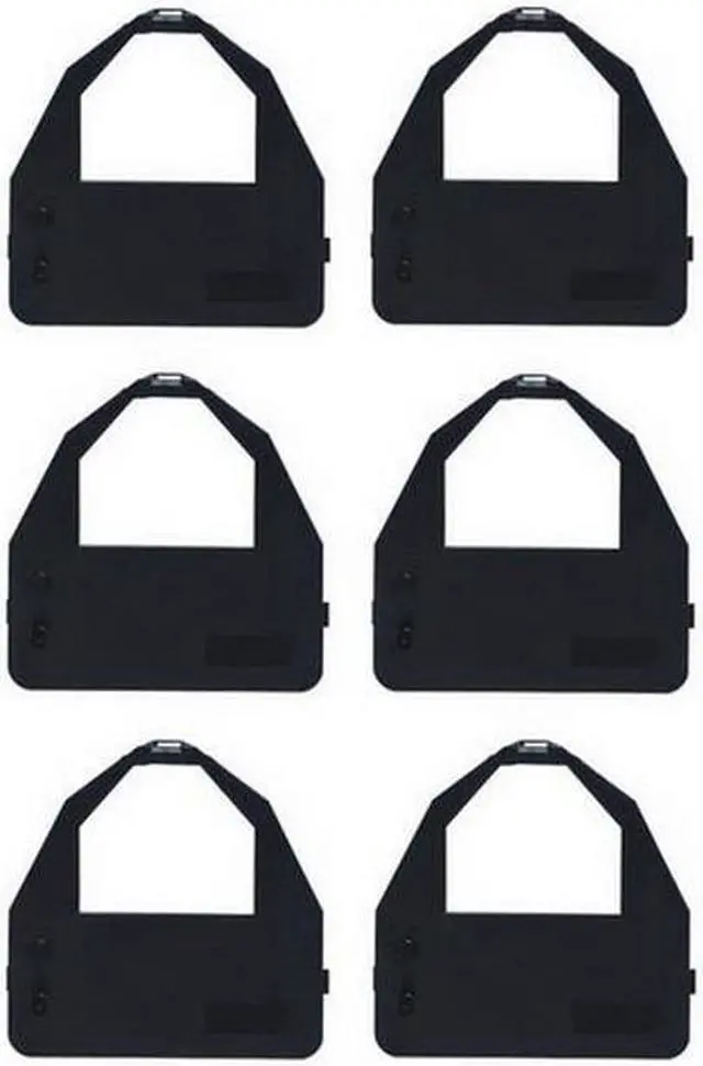 Alt view image 2 of 7 - SuppliesMAX Compatible Replacement for ADP 80LQ Black Printer Ribbons (6/PK) (60176-80)