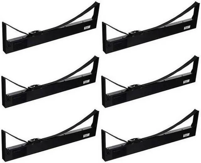Alt view image 2 of 7 - SuppliesMAX Compatible Replacement for Texas Instruments Omni 800 Model 8920/8930 Black Printer Ribbons (6/PK) (C1991)
