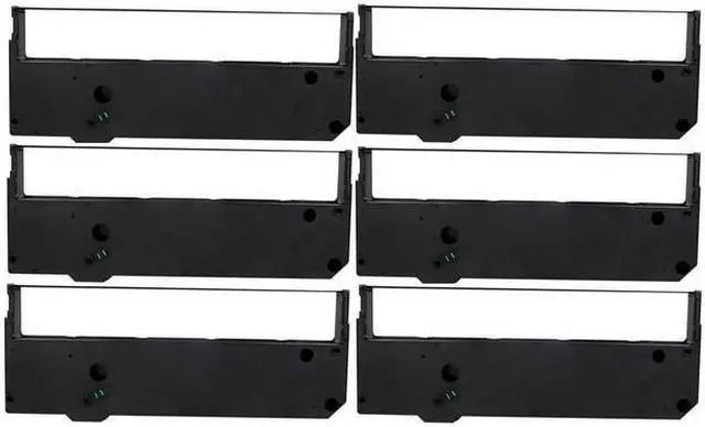 Alt view image 2 of 7 - SuppliesMAX Compatible Replacement for TallyGenicom MT-600/MT-660/MT-645CX/MT-690/MT-691/MT-695/T6045/T6050/T6090/T6100/T6140/T6141 Black Printer Ribbons (6/PK) (TAY011020)