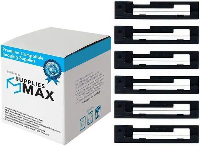 Main image of SuppliesMAX Compatible Replacement for Citizen CBM-910/CBM-920/MD-910/MD-911/iDP-3110/iDP-3111 Purple P.O.S. Printer Ribbons (6/PK) (85305)