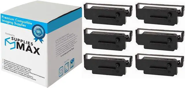 Main image of SuppliesMAX Compatible Replacement for Citizen iDP-3560/iDP-3570/iDP-3580/iDP-562 Purple P.O.S. Printer Ribbons (6/PK) (CIN011110P)