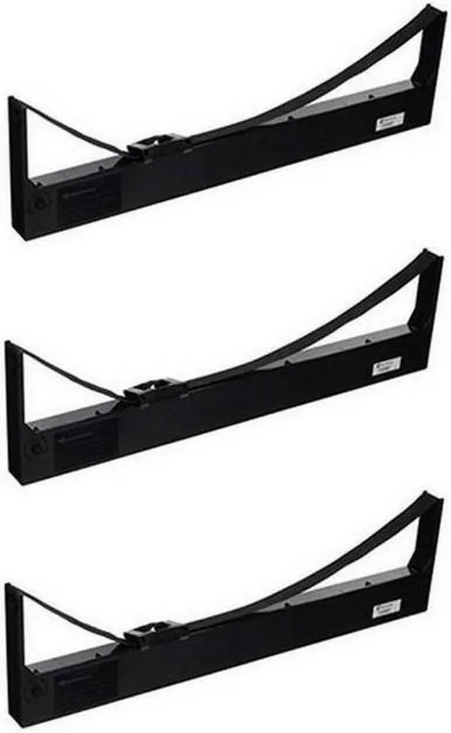 Alt view image 2 of 7 - SuppliesMAX Compatible Replacement for Texas Instruments Omni 800 Model 8920/8930 Black Printer Ribbons (3/PK) (2551152-0040_3PK)