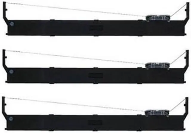 Alt view image 2 of 7 - SuppliesMAX Compatible Replacement for Lexmark 4227/4227 Plus Formsprinter Series Black Printer Ribbons (3/PK) (84075_3PK)