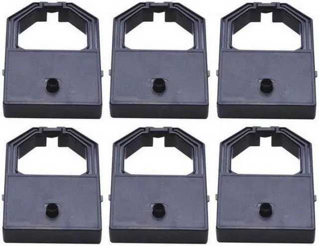 Alt view image 2 of 7 - SuppliesMAX Compatible Replacement for Panasonic KX-P1121/KX-P1123/KX-P1124/KX-P1140/KX-P1190/KX-P2023 Black Printer Ribbons (6/PK) (66185)