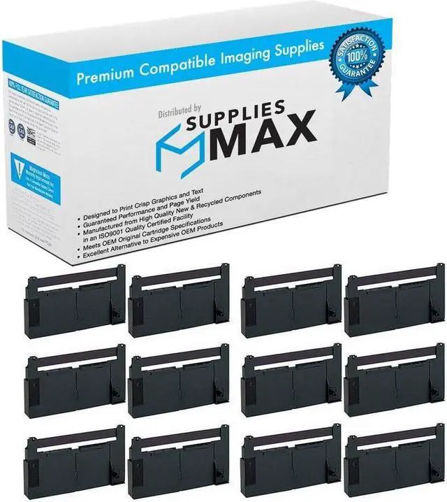 Main image of SuppliesMAX Compatible Replacement for M2630/M2640/M2645/M2660/M2665/M2667 Purple P.O.S. Printer Ribbons (12/PK) (62155P_12PK)