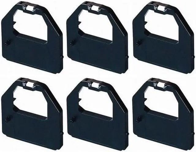 Alt view image 2 of 8 - SuppliesMAX Compatible Replacement for Panasonic KX-P2130/2135/2140 Black Printer Ribbons (6/PK) (KX-P165)