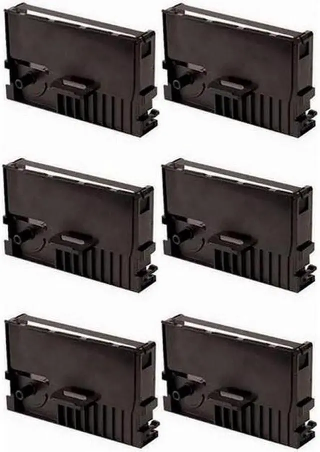 Alt view image 2 of 7 - SuppliesMAX Compatible Replacement for TM-H6000/TM-H6000II/TM-H6000III/TM-H6000IV Endorsement Ptr Black P.O.S. Printer Ribbons (6/PK) (62375)