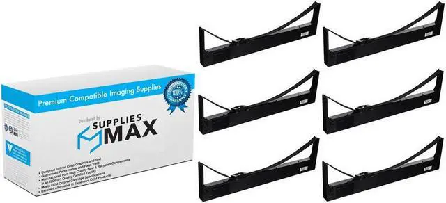 Main image of SuppliesMAX Compatible Replacement for Texas Instruments Omni 800 Model 8920/8930 Black Printer Ribbons (6/PK) (C1991)