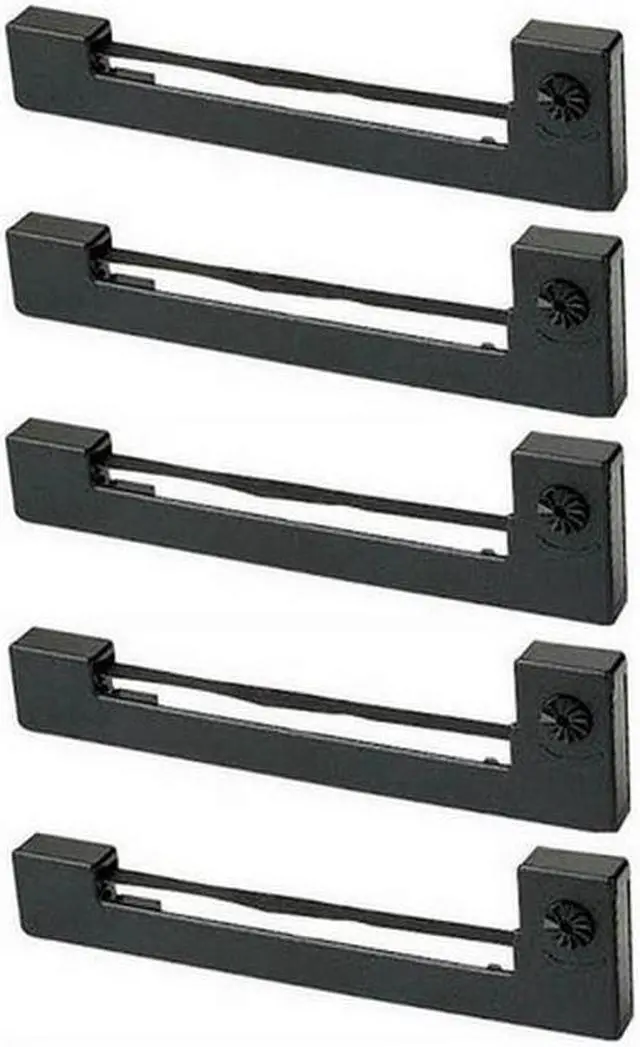 Alt view image 2 of 7 - SuppliesMAX Compatible Replacement for M150/M160/M170/M180/M185/M190/M195 Black P.O.S. Printer Ribbons (5/PK) (62115)