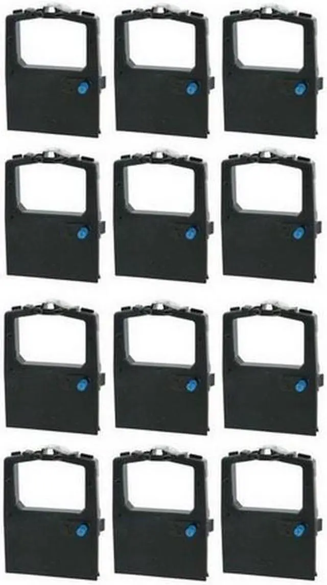 Alt view image 2 of 7 - SuppliesMAX Compatible Replacement for Okidata MICROLINE 172/180/182/183/184/186/192/193/194/195/280/320/321/390/3320/3321 Series Black Printer Ribbons (12/PK) (OKA011040_12PK)