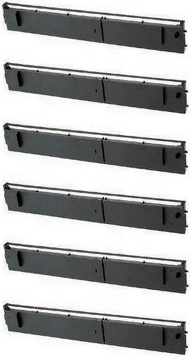 Alt view image 2 of 7 - SuppliesMAX Compatible Replacement for C. Itoh CI-250/CI-3500/CI-4000/CI-5000 Black Printer Ribbons (6/PK) (85165)